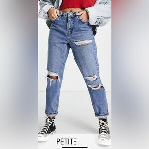 Topshop Petite Mom Jeans